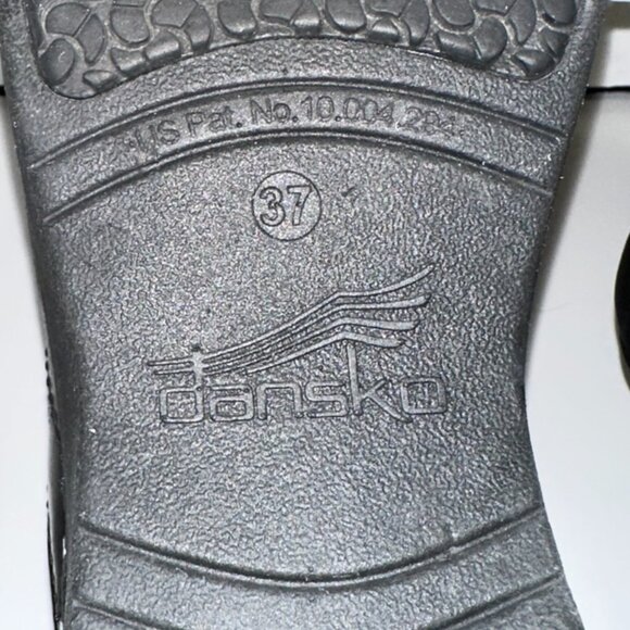 Dansko XP 2.0 size EU 37 US 6.5 - 7 Black Leather Clog 3950470202 - Picture 4 of 10